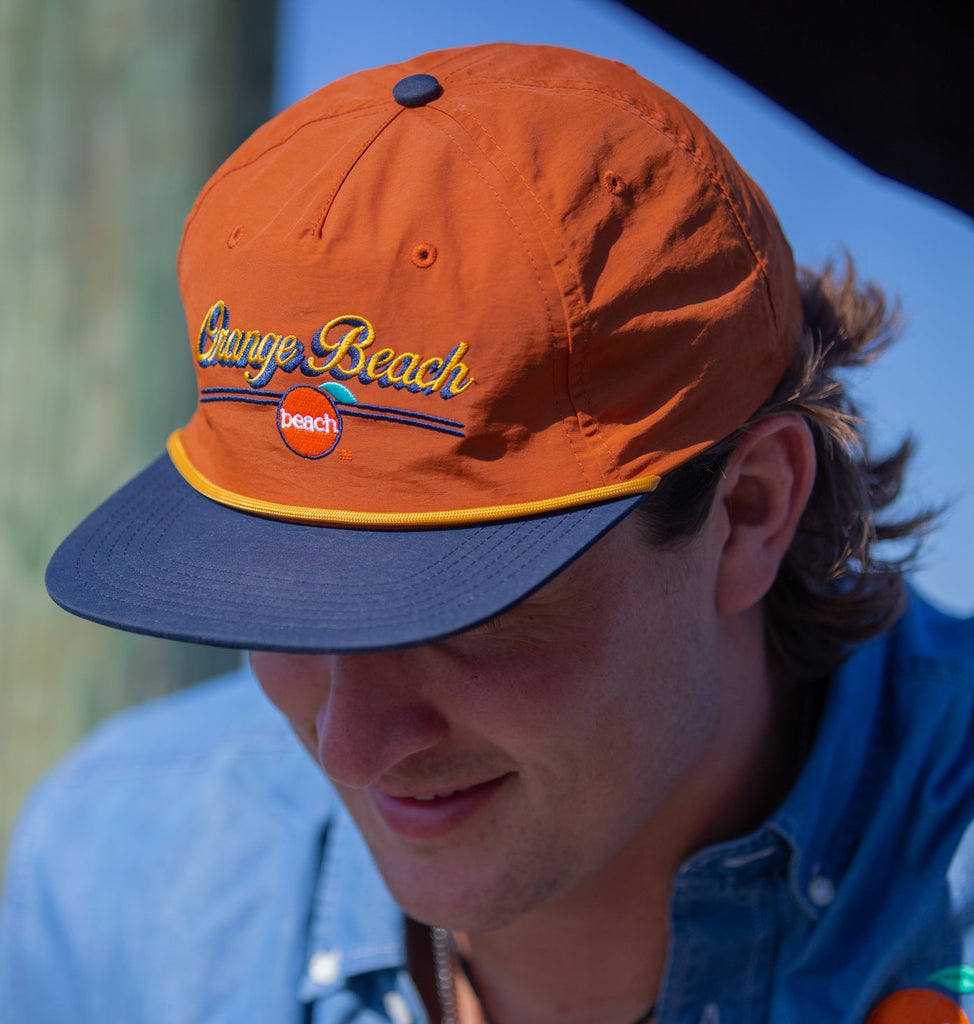 orange beach hats