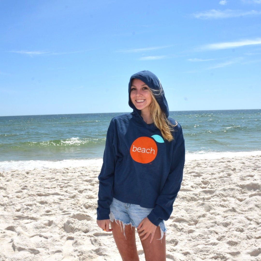 Orange Beach Crop Hoodie – The Orange Beach Store